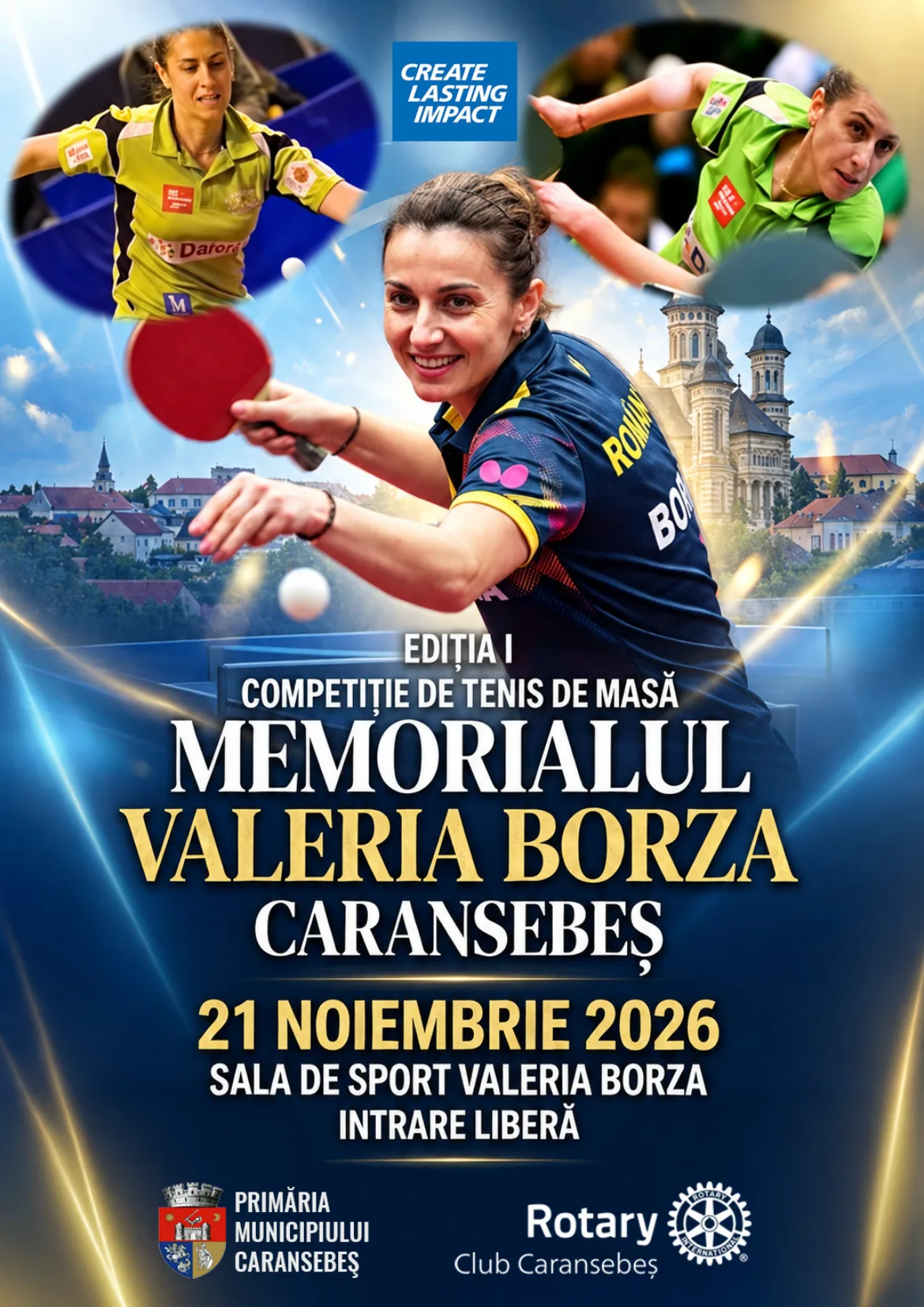 Memorialul Valeria Borza: turneu de tenis de masă, ediția I